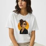 Classic Comfortable Cotton T-Shirt for Women – Relaxed Casual Fit – Relaxed Casual Fit